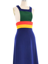 1970s Rainbow Jumper Maxi Dress Dress arcadeshops.com