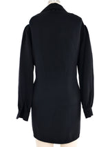Gucci Buckle Ruffle Tunic Dress arcadeshops.com