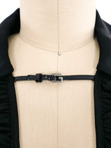 Gucci Buckle Ruffle Tunic Dress arcadeshops.com