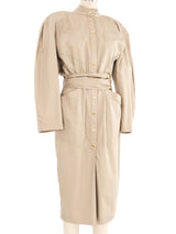 Thierry Mugler Khaki Shirt Dress Dress arcadeshops.com
