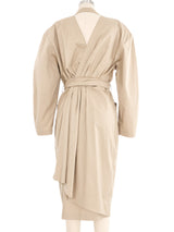 Thierry Mugler Khaki Shirt Dress Dress arcadeshops.com