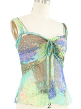 Alessandro Dell'Acqua Floral Silk Blouse Top arcadeshops.com
