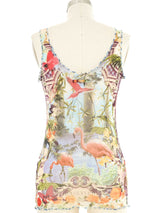Jean Paul Gaultier Tropics Mesh Tank Top arcadeshops.com