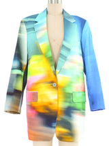 Dries Van Noten Blur Printed Jacket Jacket arcadeshops.com