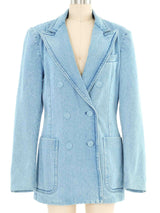 Dries Van Noten Denim Blazer Jacket arcadeshops.com