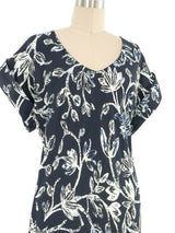 Balenciaga Floral Crepe Dress Dress arcadeshops.com