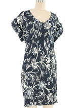 Balenciaga Floral Crepe Dress Dress arcadeshops.com
