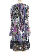 Vivienne Tam Pleated Mesh Mini Dress Dress arcadeshops.com