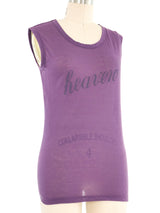Ann Demeulemeester Sheer Heaven Tank Top arcadeshops.com
