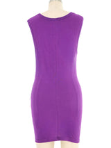 Ann Demeulemeester Purple Heaven Tank Dress Dress arcadeshops.com
