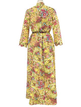 1960s Quilted Floral Robe Jacket arcadeshops.com