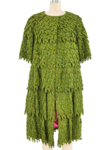 Libertine Crystal Accented Leaf Coat Jacket arcadeshops.com