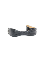 Alaia Crossover Black Leather Belt