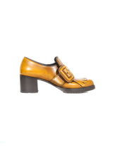 Miu Miu Mustard Fringed Oxfords, 37 Accessory arcadeshops.com