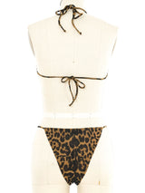 Yves Saint Laurent Animal Printed Bikini Suit arcadeshops.com
