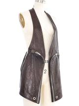 Rick Owens Luxor Leather Cargo Vest