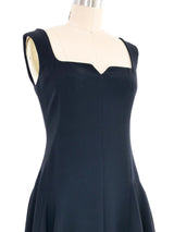 Alexander McQueen Fit and Flare Little Black Dress