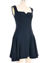 Alexander McQueen Fit and Flare Little Black Dress