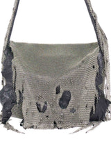 Michael Schmidt Chainmail Accented Leather Bag Accessory arcadeshops.com