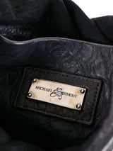 Michael Schmidt Chainmail Accented Leather Bag Accessory arcadeshops.com