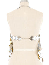 Paco Rabbane Heart Disc Halter Top