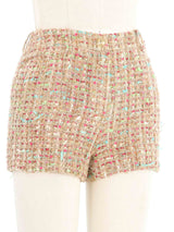 2004 Chanel Tweed Shorts Bottom arcadeshops.com