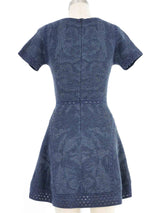 Chanel Indigo Compact Knit Dress Dress arcadeshops.com