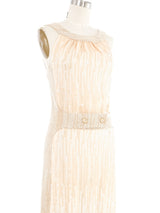 2001 Chanel Sequin Accented Tweed Dress Dress arcadeshops.com