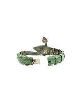 Sterling and Enamel Articulated Snake Bracelet