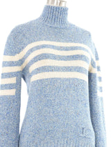 2008 Chanel Striped Knit Sweater Top arcadeshops.com