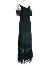 2007 Chanel Off Shoulder Jersey Dress Dress arcadeshops.com