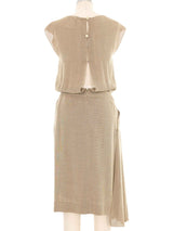 1999 Chanel Pleated Gauze Dress Dress arcadeshops.com