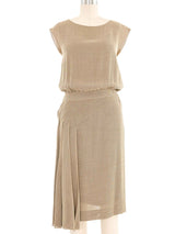 1999 Chanel Pleated Gauze Dress Dress arcadeshops.com