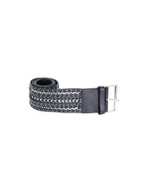 Gianfranco Ferre Braided Chain Leather Belt