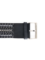 Gianfranco Ferre Braided Chain Leather Belt