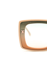 Chanel Ombre Square Frame Sunglasses Accessory arcadeshops.com