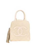 Chanel Quilted Canvas Mini Top Handle Bag Accessory arcadeshops.com