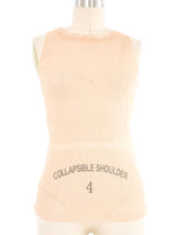 Chanel Peach Mesh Tank Top arcadeshops.com