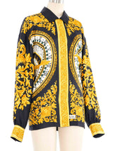 Escada Calendar Printed Silk Top Top arcadeshops.com