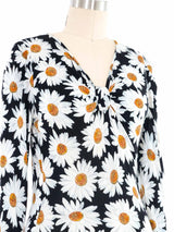 Ungaro Daisy Knit Long Sleeve Tee Top arcadeshops.com