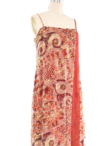 Kenzo Layered Rust Skinny Strap Dress Dress arcadeshops.com