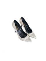 Saint Laurent Lizard Studded Pumps, 38.5 Accessory arcadeshops.com