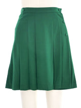 1992 Thierry Mugler Pierced Emerald Skirt Suit
