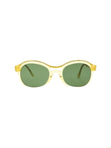1940s Yellow Frame Sunglasses