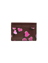 Gucci Heart Print Leather Card Holder Accessory arcadeshops.com