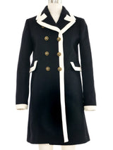 Gucci Two Tone Wool Coat Jacket arcadeshops.com