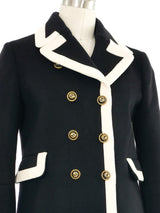 Gucci Two Tone Wool Coat Jacket arcadeshops.com