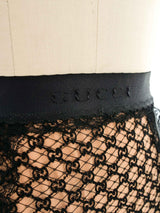 Gucci GG Monogram Lace Skirt Ensemble Suit arcadeshops.com