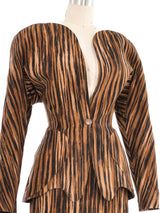 1988 Thierry Mugler African Collection Skirt Suit
