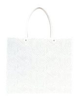 Alaia White Studded Tote Bag Accessory arcadeshops.com